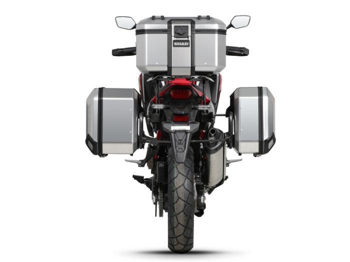 Set complet cutii aluminiu Shad Terra, 48L topcase 36L / 47L side cases,include placa si kit montare SHAD HONDA CRF 1100 Africa Twin [21]