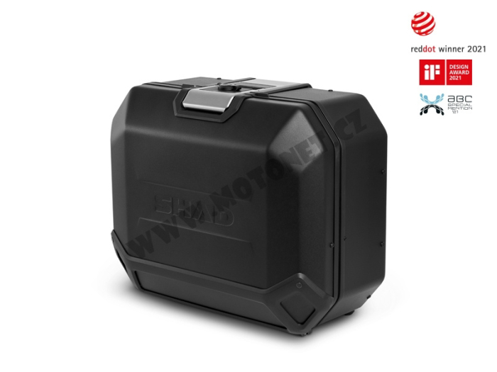 Set complet de cutii de aluminiu laterale, 36L / 36L, SHAD TERRA NEGRU, include kit montare SHAD HONDA NC 750 X 2021- [2]