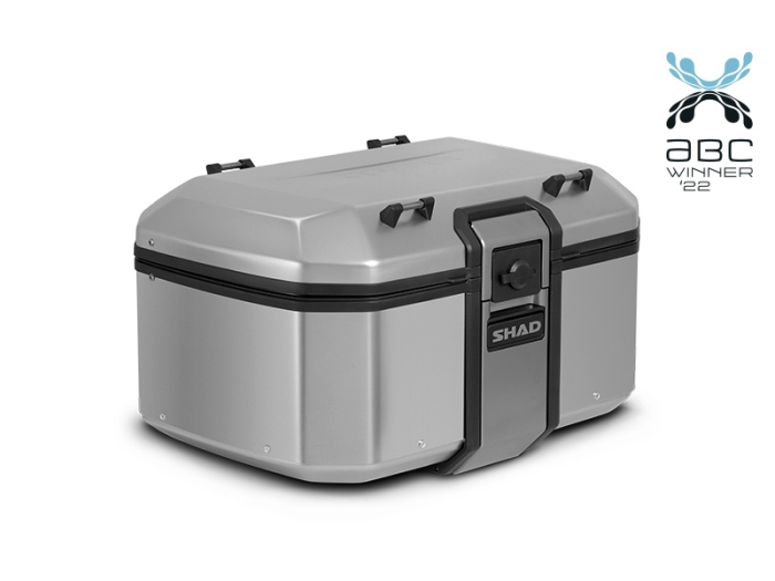 Complete set of aluminum cases SHAD TERRA, 55L topcase + 36L / 47L side cases, including mounting kit and plate SHAD Aprilia Tuareg 660 [6]