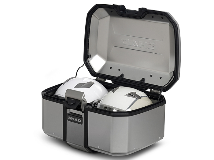 Complete set of aluminum cases SHAD TERRA, 55L topcase + 36L / 47L side cases, including mounting kit and plate SHAD Aprilia Tuareg 660 [7]