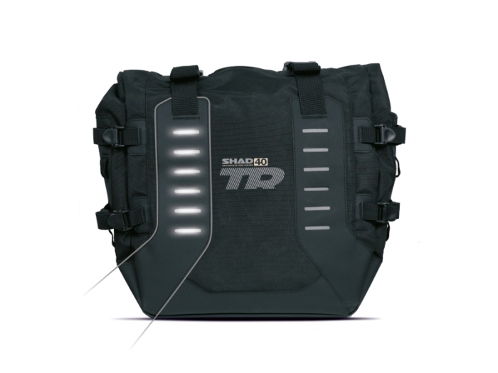 Set complet de genti laterale adventure SHAD TERRA TR40 si topcase din aluminiu SHAD TERRA BLACK 48L, incluzand kitul de montaj SHAD BMW F 900 XR [9]