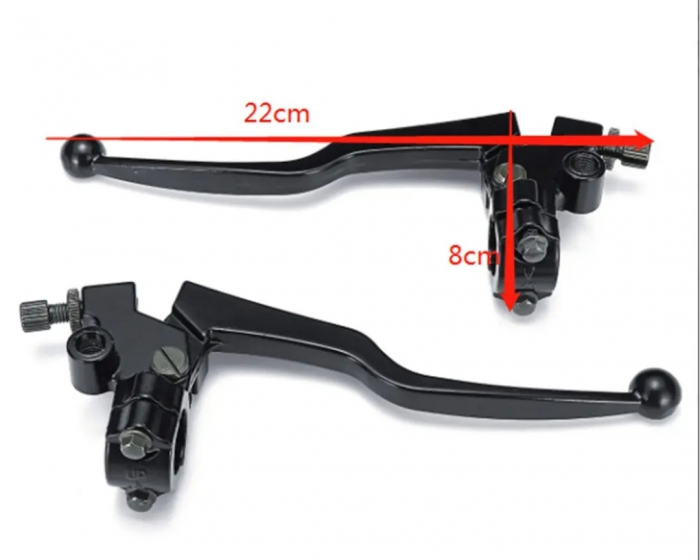 Set manete frana ambreiaj moto leviere [5]