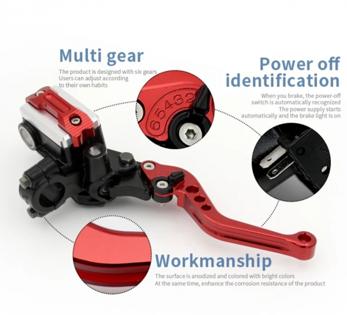 Set manete frana ambreiaj moto leviere universale [4]