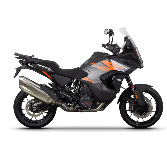 Set of SHAD TERRA TR40 adventure saddlebags and SHAD TERRA aluminium top case TR55 PURE BLACK, including mounting kit SHAD KTM 1200 SUPER ADVENTURE S/R [7]