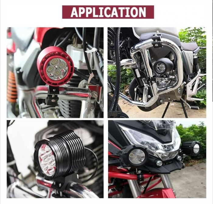 Set suporți proiectoare metalici moto ATV auto [2]