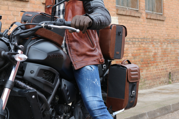 Side bag SHAD CAFE RACER SR38 10l Brown [8]