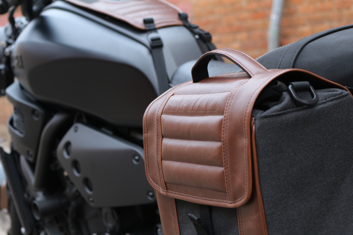 Side bag SHAD CAFE RACER SR38 10l Brown [7]
