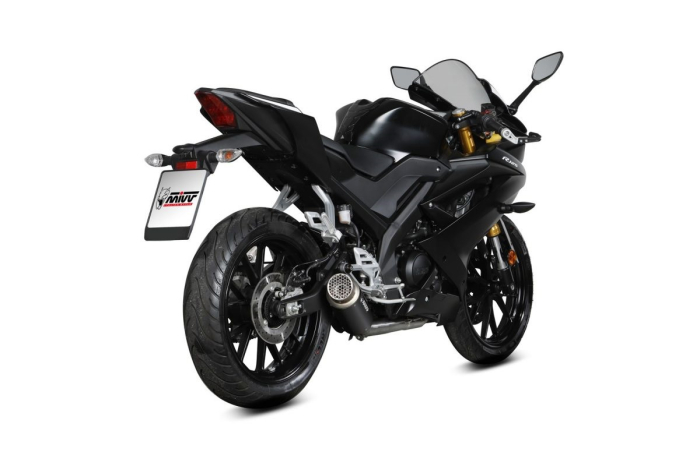 Sistem de evacuare complet 1x1 MIVV GP PRO Negru pentru YAMAHA YZF-R 125 2019-2026, YAMAHA MT 125 2020-2026 [4]