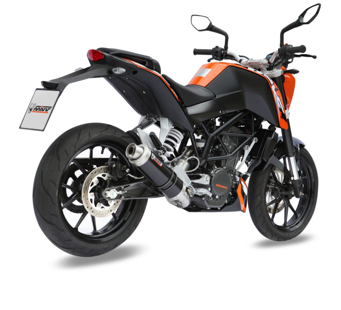 Sistem de evacuare complet 1x1 MIVV GP Steel Black [2]