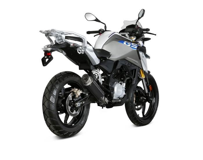 Sistem de evacuare complet 1x1 MIVV GPpro Black Stainless Steel pentru BMW G 310 GS 2017-2024 [3]
