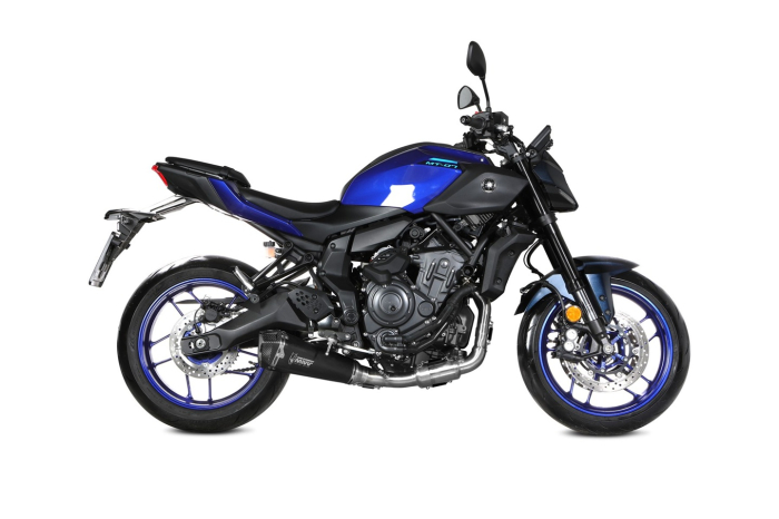 Sistem de evacuare complet 2x1 MIVV DELTA RACE Negru pentru YAMAHA MT-07 700 2025-2026 [2]