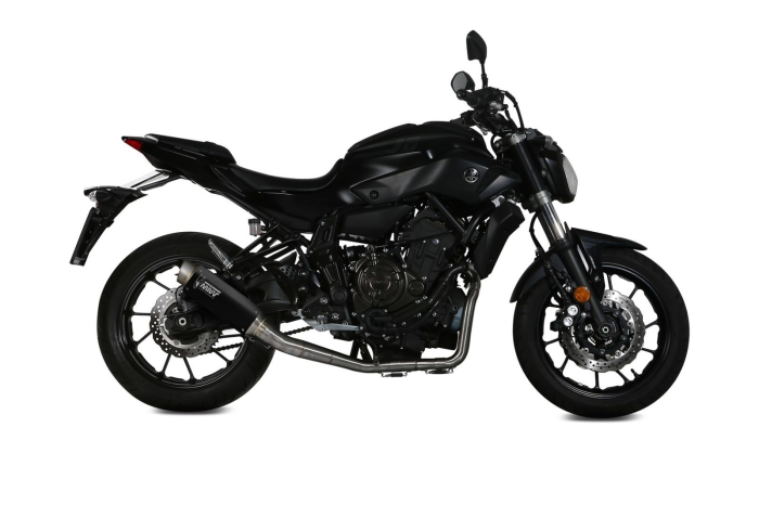Sistem de evacuare complet 2x1 MIVV GP PRO Black stainless steel for YAMAHA MT-07 / FZ-07 (2014-2020) [2]