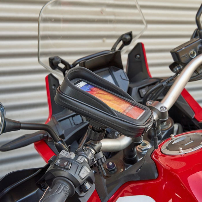 Smartphone holder SHAD X0SG71H phone size up to 180x90mm (6,6andquot;) prindere pe ghidon [4]