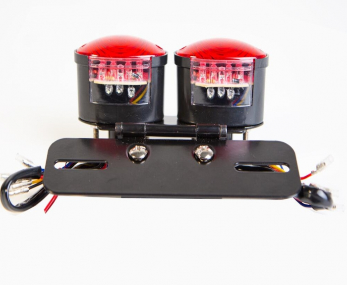 Stop dublu led cu iluminare numar moto atv [4]