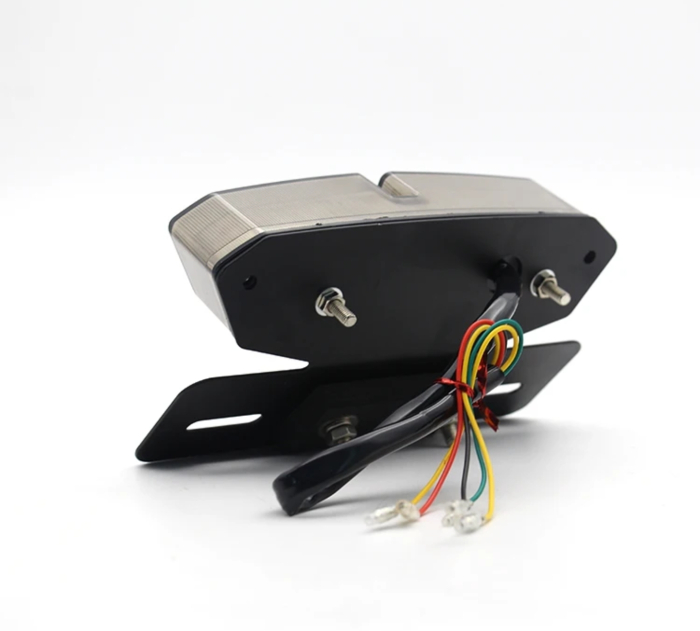 Stop dublu led poziție frana  semnale cu suport moto atv scuter motocicleta [5]