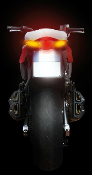 Stop led poziție frana  semnale cu suport moto atv scuter motocicleta Dedon [4]