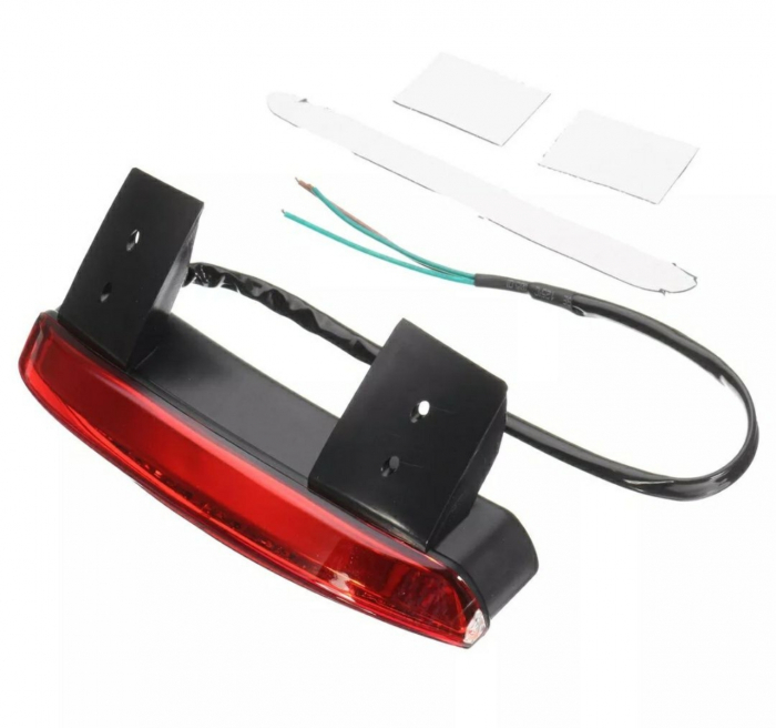 Stop led curbat moto 12v universal frana chopper custom bobber atv [7]