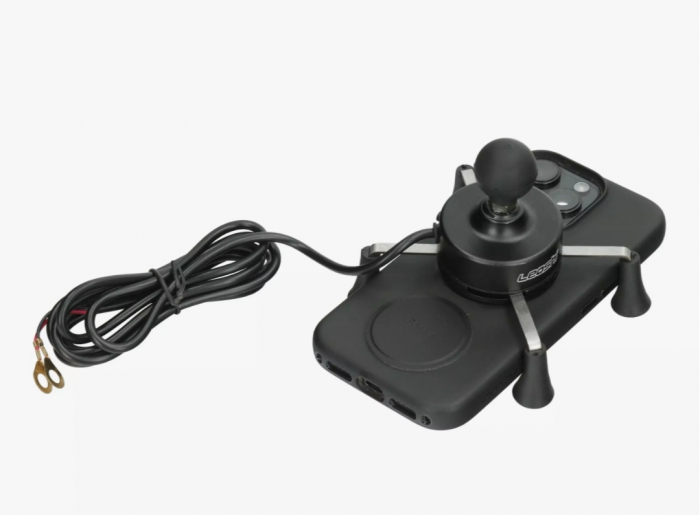 Suport moto telefon cu încărcător universal RAM scuter atv [3]