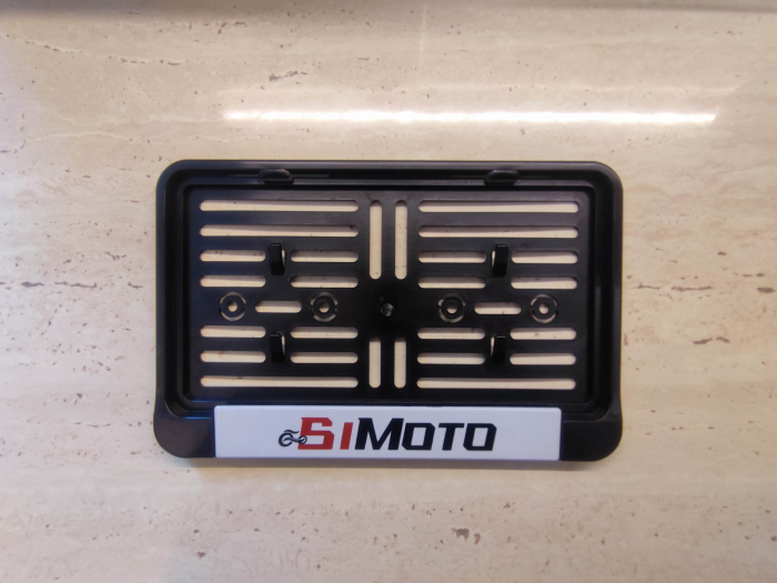 Suport numar inmatriculare moto, plăcută 24x14cm [2]