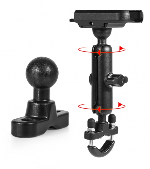Suport telefon Motowolf moto cu încărcare usb motocicleta atv [8]