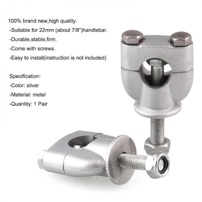 Suporti ghidon 22mm moto inaltatoare prinderi motocicleta [5]