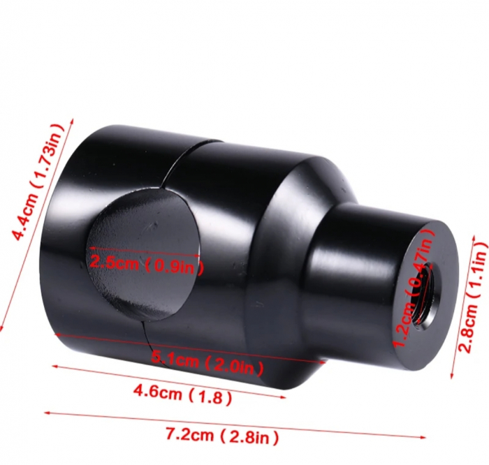 Suporți ghidon 25mm moto risere aluminiu [2]