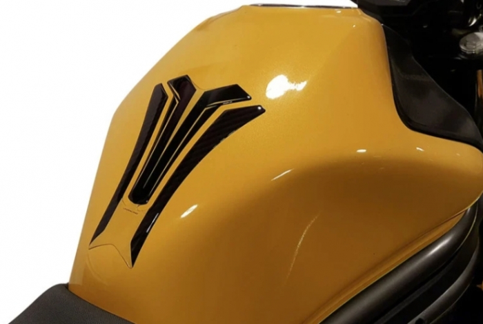 Tank pad Uniracing carbon transparent protecție rezervor moto [4]