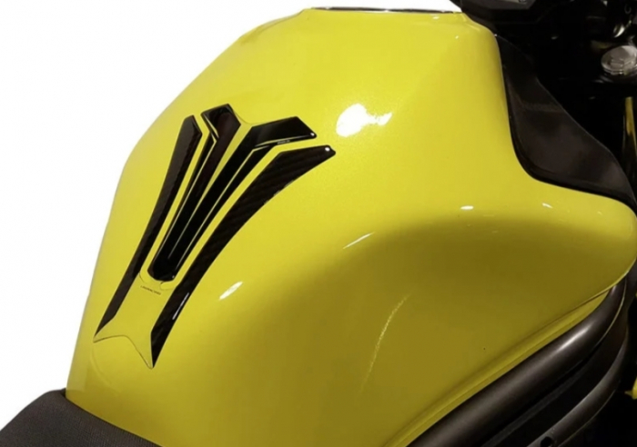 Tank pad Uniracing carbon transparent protecție rezervor moto [2]
