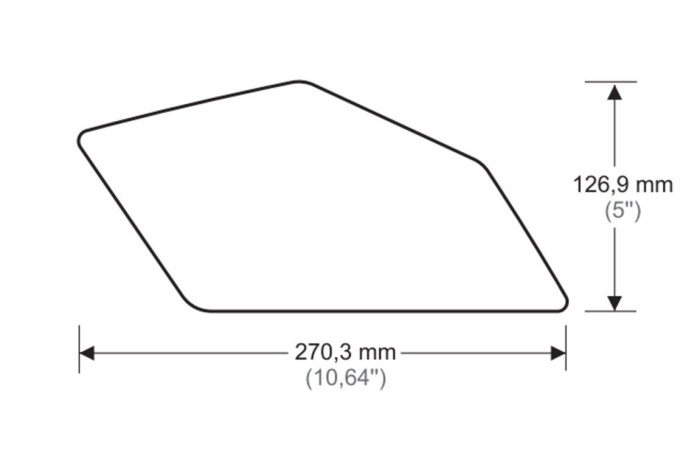 Tank side protectors PUIG ANTI-SLIP Negru [3]