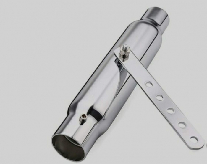 Toba evacuare moto crom inox sport chopper custom bobber cafe racer [2]