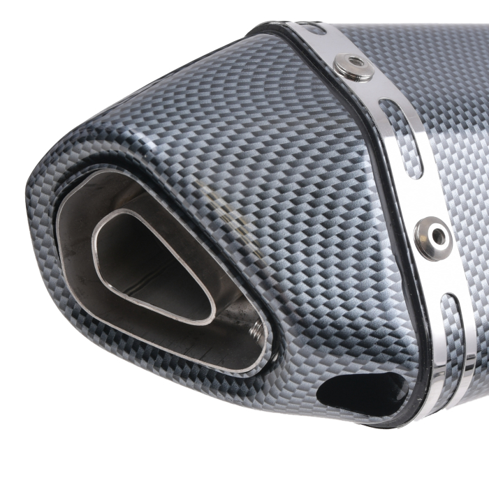 Toba evacuare moto sport ATV finala eșapament 57cm carbon [2]