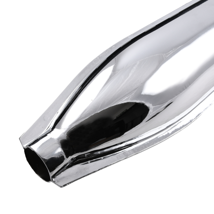 Evacuare crom toba esapament moto caffe racer chopper bobber custom [2]