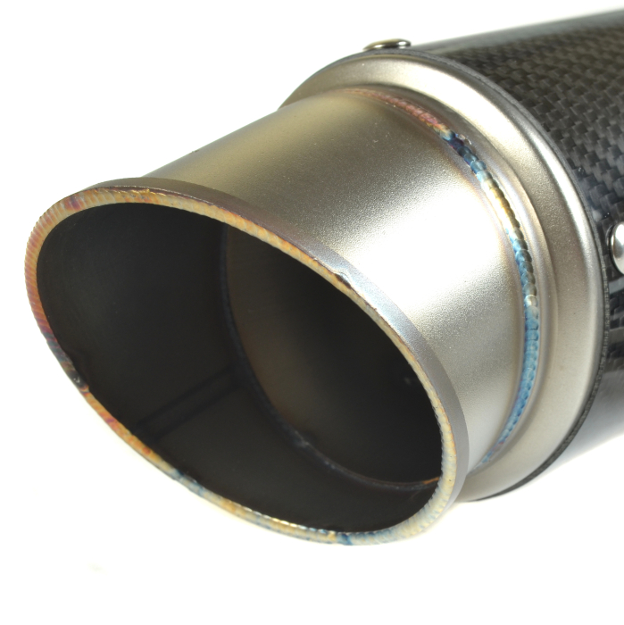 Toba sport Evacuare carbon 30cm moto atv finala eșapament 60mm [3]