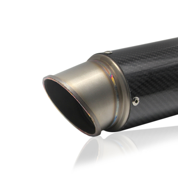 Toba sport Evacuare carbon 30cm moto atv finala eșapament 60mm [5]