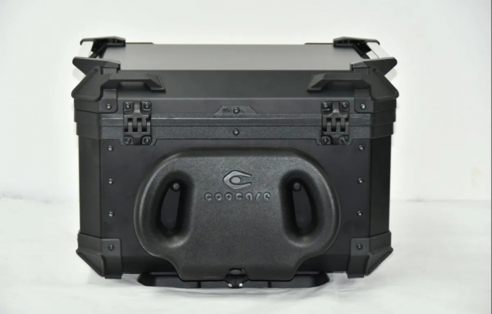 Top case Coocase 55L aluminiu cu spătar ajustabil cutie moto [4]