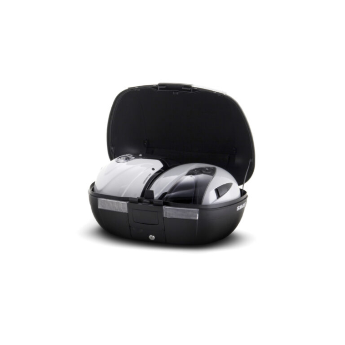 Top case cu capac colorat SHAD SH45 Black metal [6]