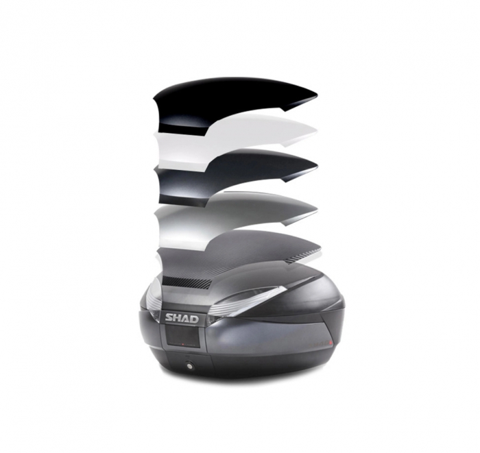 Top case Shad SH48 Titanium cutie moto [4]