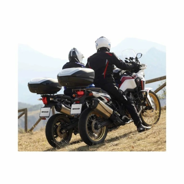 Top case SHAD SH59X D0B59200 negru cu capac de aluminiu (expandable concept) with PREMIUM SMART lock [8]