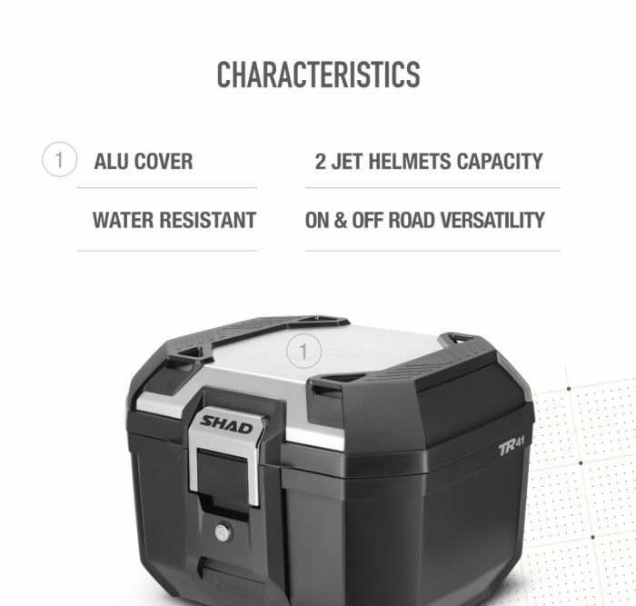 Top case Shad Terra TR41 aluminiu cutie moto [8]
