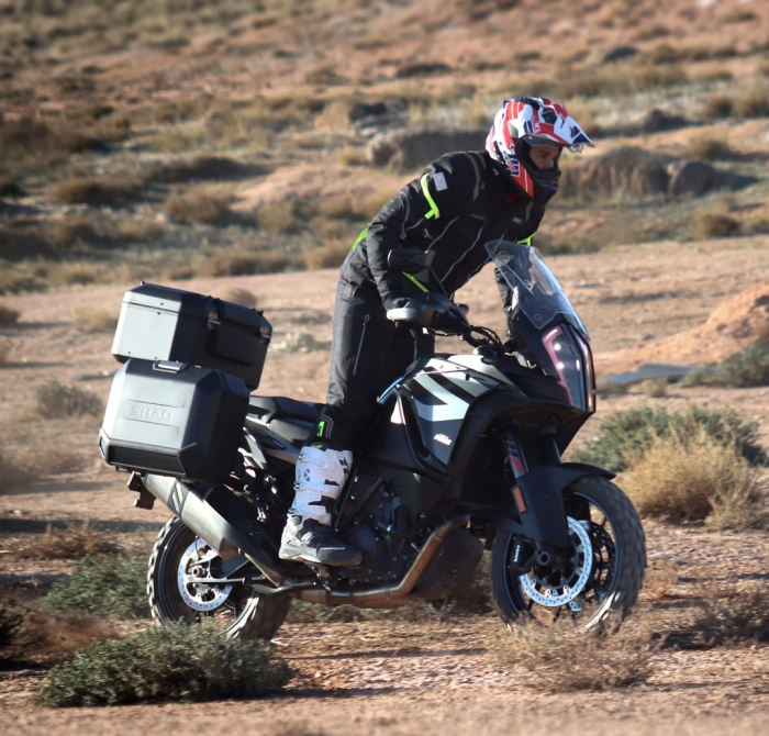 Top case Shad TR48 Terra Negru cutie centrala aluminiu moto [4]