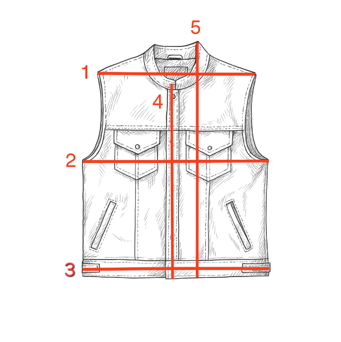 Vesta moto din piele naturala perforata SM Racewear Venti – Barbati – Urban – Reglaje Velcro si fermoare metalice – Negru [3]