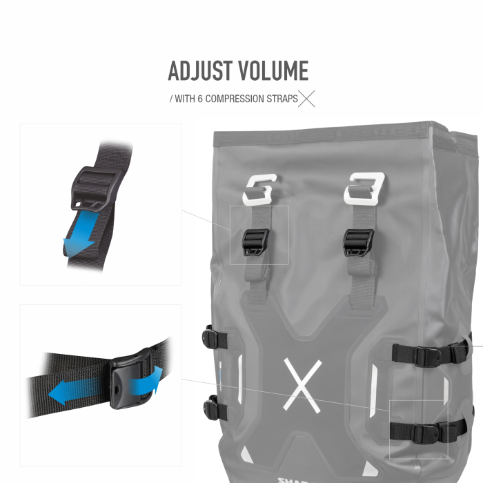 Waterproof saddle bags SHAD TR30 X0TR30 [11]