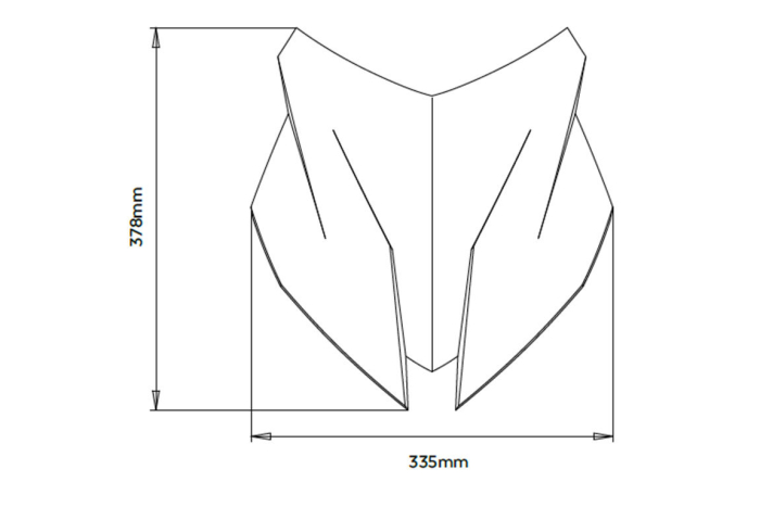 Windscreen PUIG SPORT smoke [2]