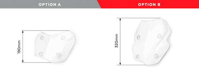 Windscreen PUIG RACING WITH SUPPORT + PROTECTION 3179F dark smoke [2]