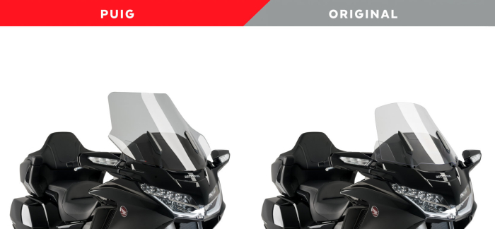 Windscreen PUIG TOURING smoke [3]