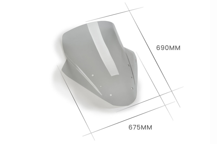 Windscreen PUIG TOURING smoke [13]