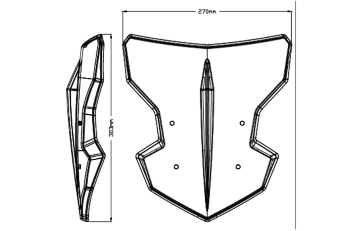 Windshield PUIG NEW GEN. SPORT smoke [2]