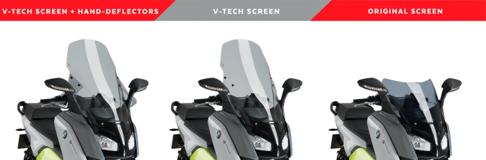 Windshield PUIG V-TECH LINE TOURING smoke [5]