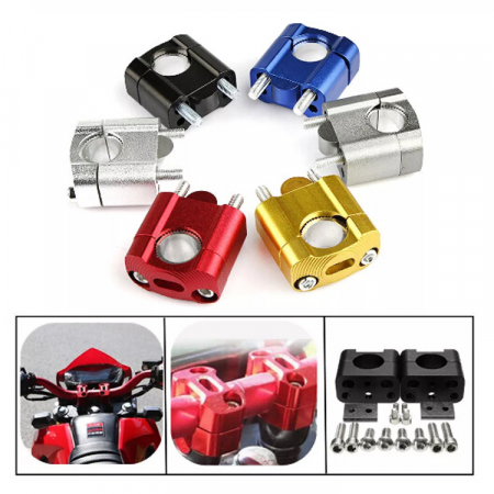 Inaltatoare/suporti ghidon - Inaltatoare ghidon de la 22 la 22/28mm adaptor moto suporti inaltator