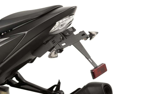 SUSPENSIE CADRU - Adjustable license support PUIG Negru